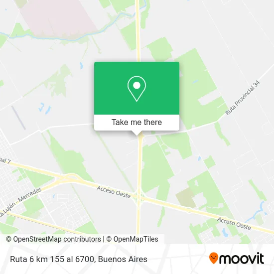 Ruta 6 km 155  al 6700 map