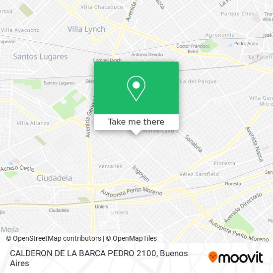 CALDERON DE LA BARCA  PEDRO 2100 map