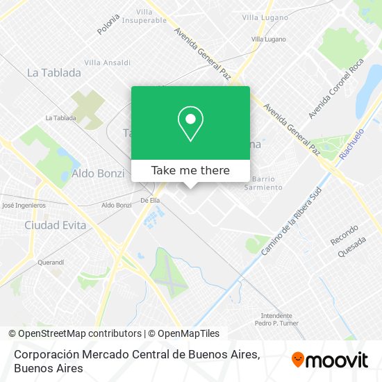 Corporación Mercado Central de Buenos Aires map