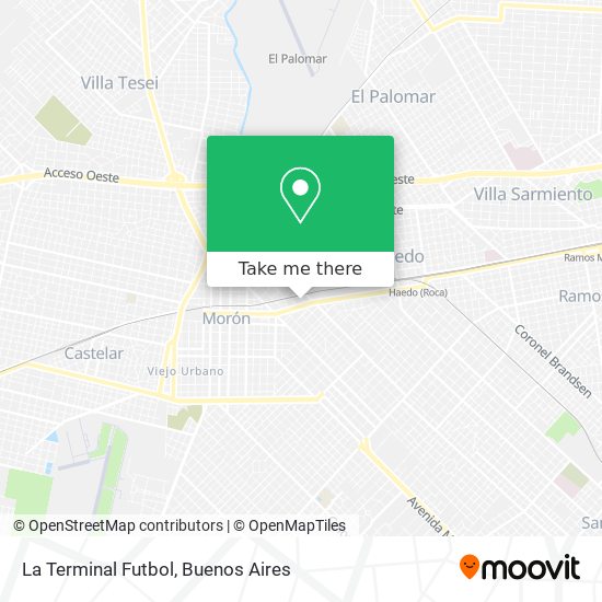 Mapa de La Terminal Futbol