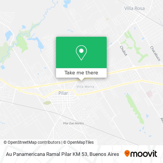 Au  Panamericana Ramal Pilar KM 53 map