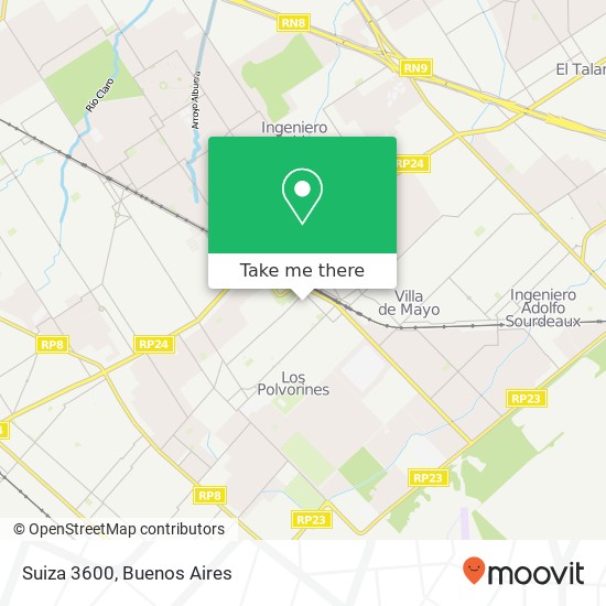 Suiza 3600 map