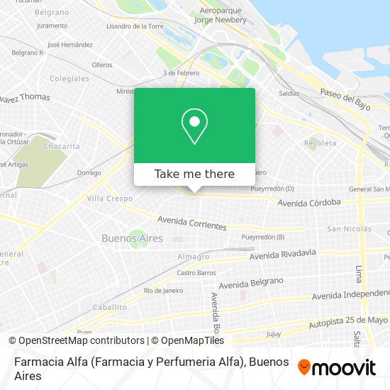 Farmacia Alfa (Farmacia y Perfumeria Alfa) map