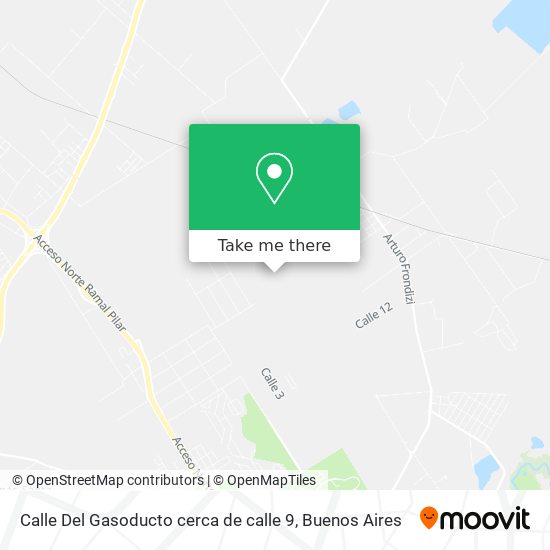 Calle Del Gasoducto cerca de calle 9 map