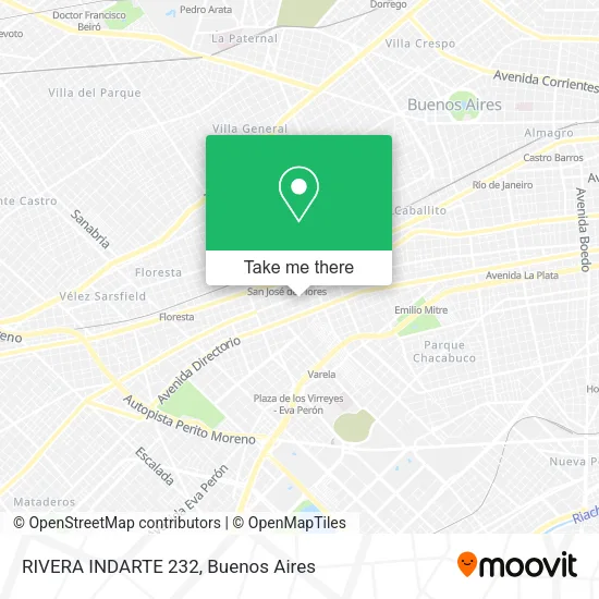 RIVERA INDARTE 232 map