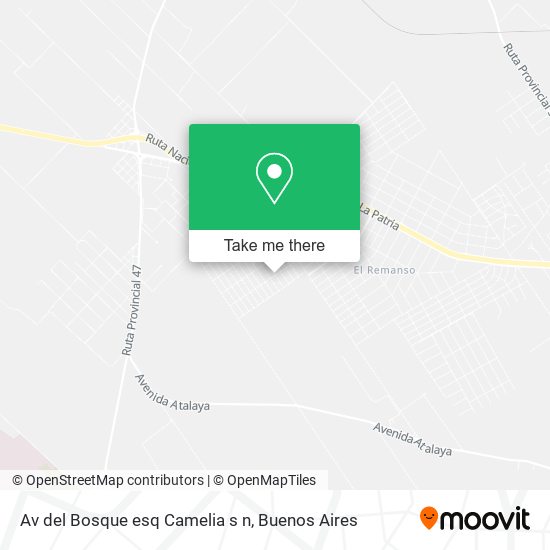Mapa de Av  del Bosque esq  Camelia s n