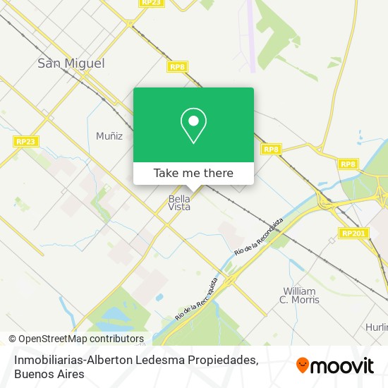 Inmobiliarias-Alberton Ledesma Propiedades map