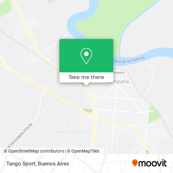 Tango Sport map