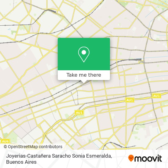 Mapa de Joyerias-Castañera Saracho Sonia Esmeralda