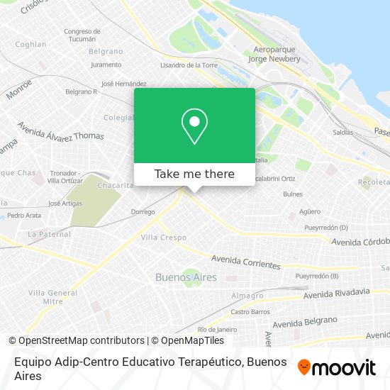 Equipo Adip-Centro Educativo Terapéutico map