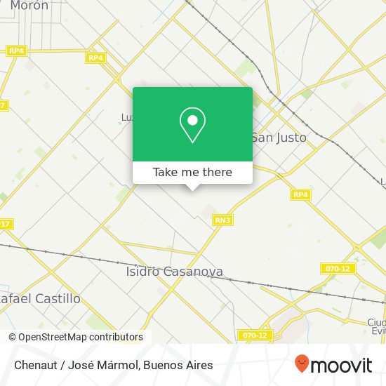Mapa de Chenaut / José Mármol