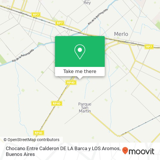 Mapa de Chocano Entre Calderon DE LA Barca y LOS Aromos