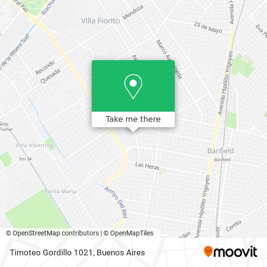 Mapa de Timoteo Gordillo 1021