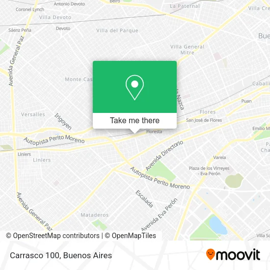 Mapa de Carrasco 100