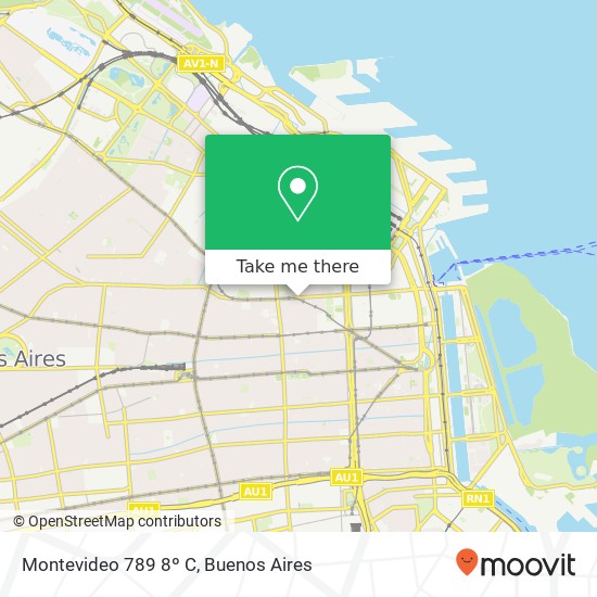 Montevideo 789 8º C map