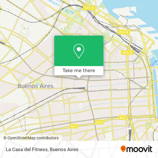 La Casa del Fitness map