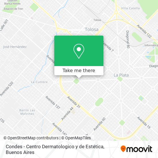 Condes - Centro Dermatologico y de Estética map