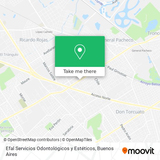 Mapa de Efal Servicios Odontológicos y Estéticos