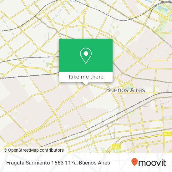 Fragata Sarmiento 1663 11ºa map