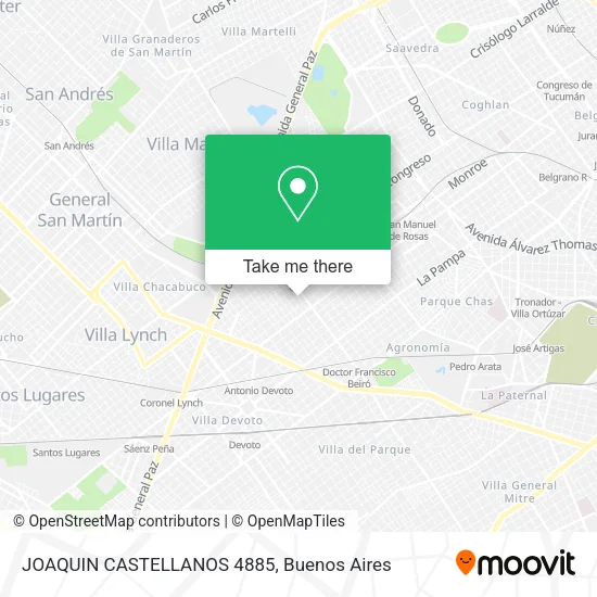 Mapa de JOAQUIN CASTELLANOS 4885