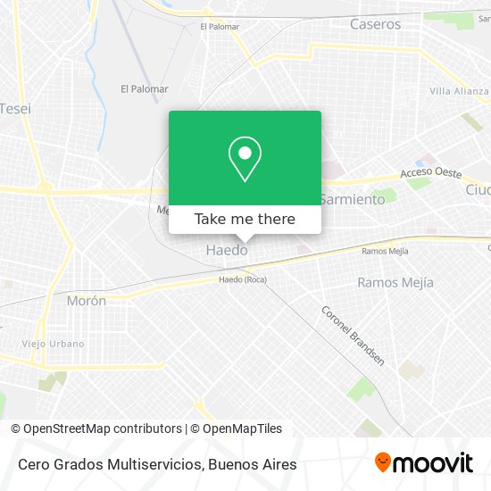 Cero Grados Multiservicios map