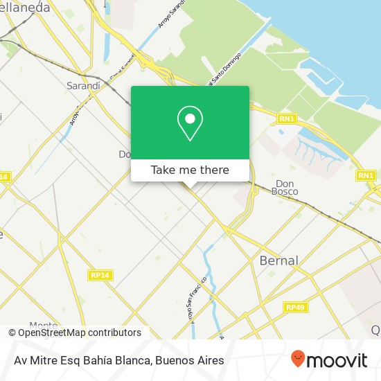 Av  Mitre Esq  Bahía Blanca map