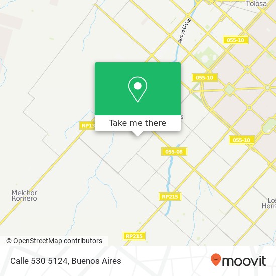 Calle 530 5124 map