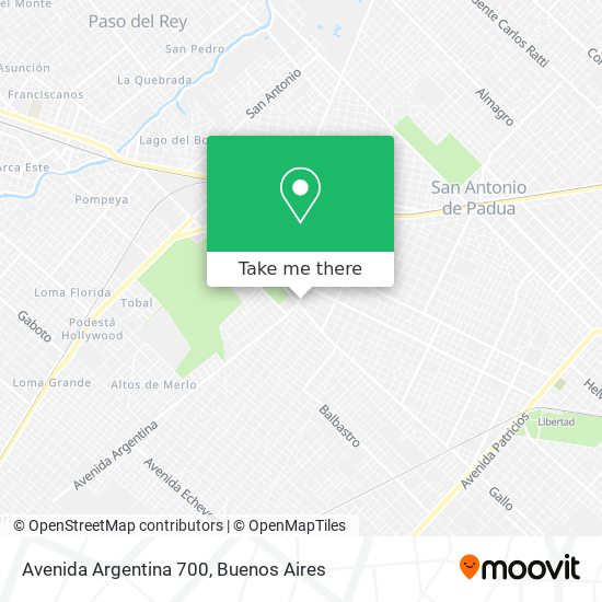 Avenida Argentina 700 map