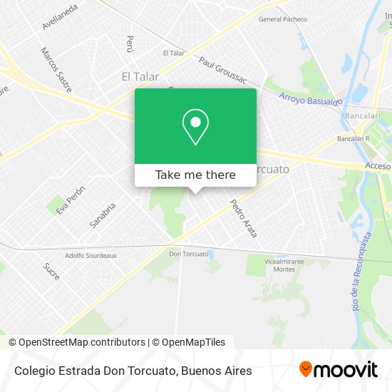 Mapa de Colegio Estrada Don Torcuato