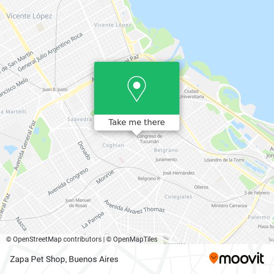 Zapa Pet Shop map