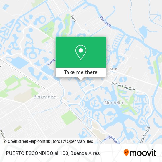 PUERTO ESCONDIDO al 100 map