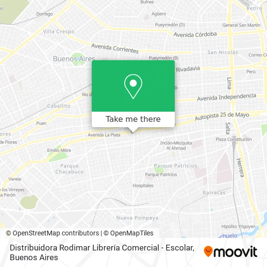 Distribuidora Rodimar Librería Comercial - Escolar map