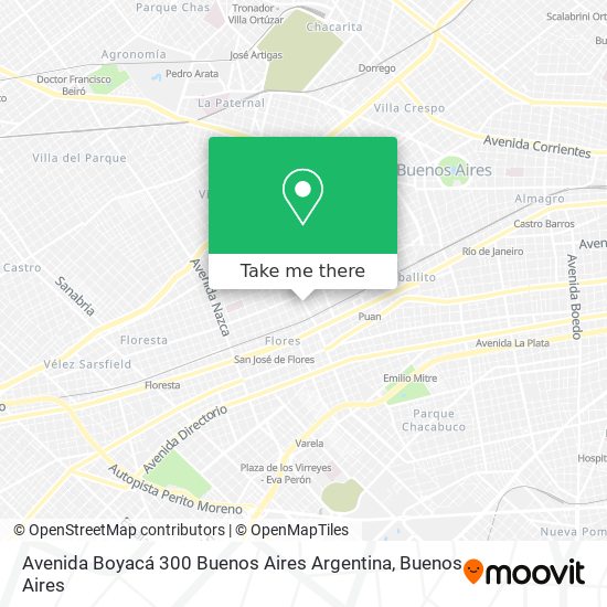 Avenida Boyacá 300  Buenos Aires  Argentina map