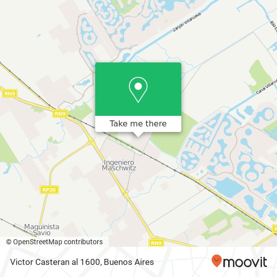 Victor Casteran al 1600 map