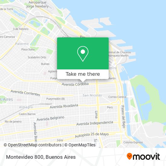 Montevideo 800 map