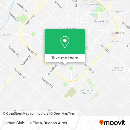 Urban Club - La Plata map