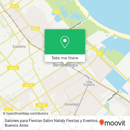 Salones para Fiestas-Salon Nataly Fiestas y Eventos map