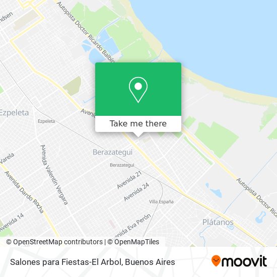 Salones para Fiestas-El Arbol map