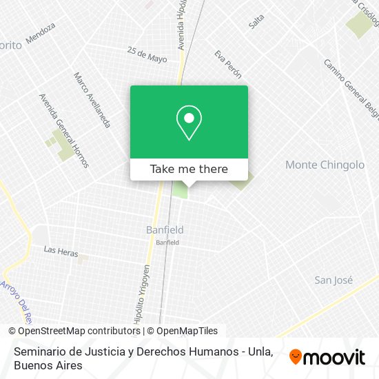 Seminario de Justicia y Derechos Humanos - Unla map