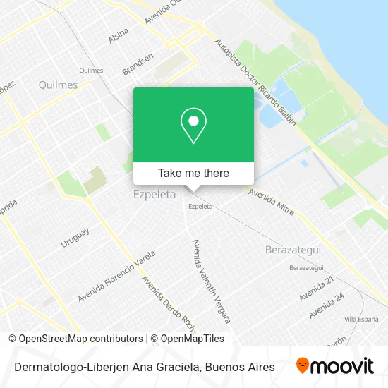 Mapa de Dermatologo-Liberjen Ana Graciela