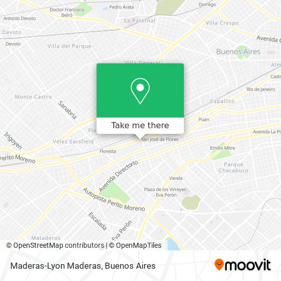 Maderas-Lyon Maderas map