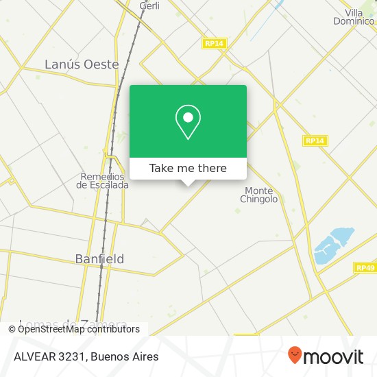 ALVEAR 3231 map