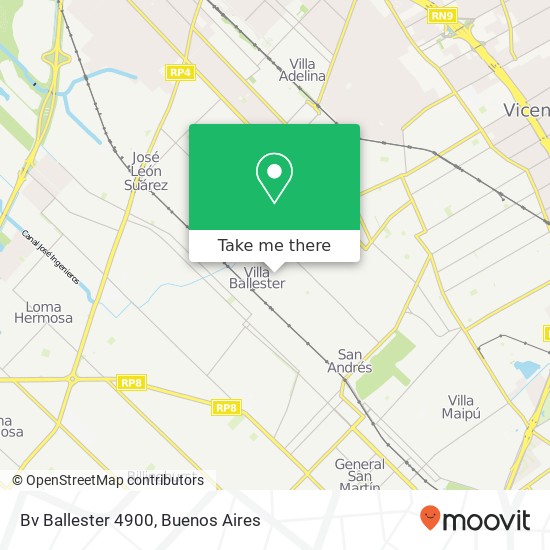 Bv  Ballester 4900 map