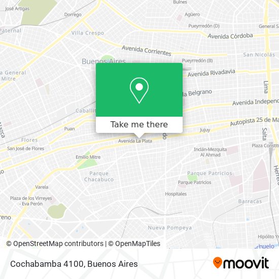Mapa de Cochabamba 4100