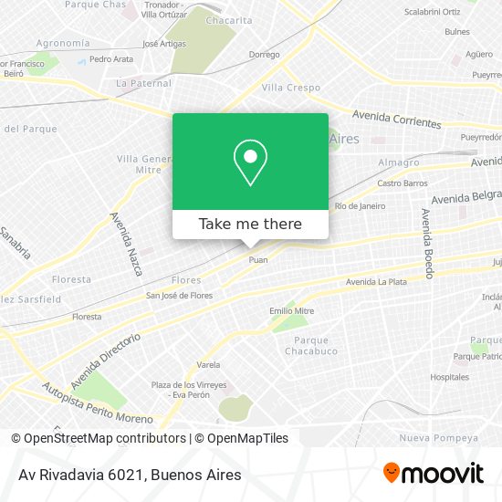Av  Rivadavia 6021 map