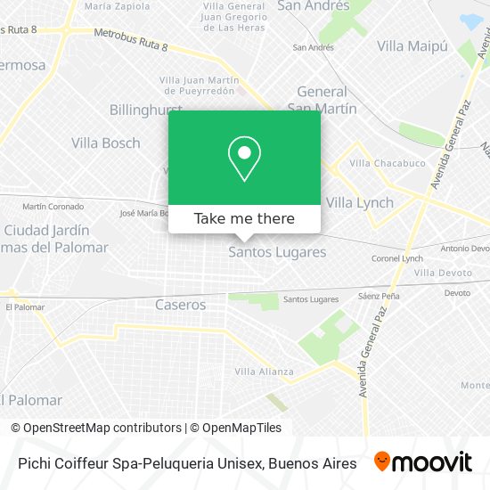 Mapa de Pichi Coiffeur Spa-Peluqueria Unisex
