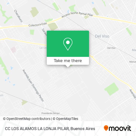 CC LOS ALAMOS LA LONJA PILAR map
