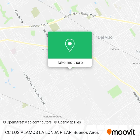 Mapa de CC LOS ALAMOS LA LONJA PILAR
