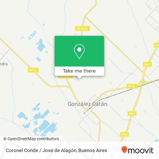 Coronel Conde / José de Alagón map