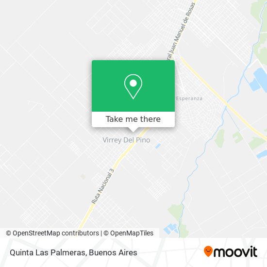Quinta Las Palmeras map